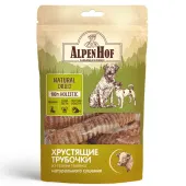 AlpenHof Лакомство Хрустящие трубочки из трахеи теленка для собак, 50 г