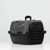 Джи Пи Ай Переноска для животных ВОЯЖ S с пластиковой дверцей 40 × 32 × 26 см