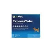 АВЗ Оквет Express Tabs для собак весом от 2,5 до 5 кг, от клещей, блох, вшей и гельминтов 2 таблетки