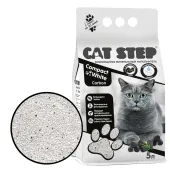 Cat Step Наполнитель комкующийся минеральный Compact White Carbon, 5 л