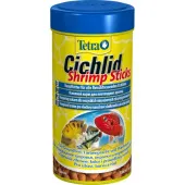 Tetra Cichlid Shrimp Sticks корм для всех видов цихловых и рыб-хищников, 250 мл