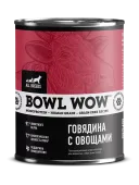 BOWL WOW Влажный корм для собак Говядина с овощами, 850 г