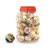 Triol Игрушка для кошек "Мяч разноцветный", d35мм (банка 50шт.
