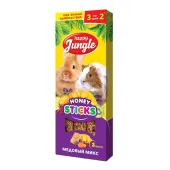 Happy Jungle Палочки для крупных грызунов, медовый микс, 3 шт. 90 г