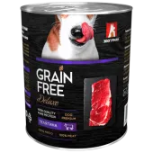 Зоогурман Grain Free, консервы для собак, Телятина, 350 г