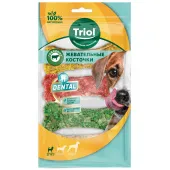 Triol Косточки жевательные прессованные микс, 7,5см (уп.4шт.), серия DENTAL