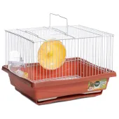 Triol Клетка YD114 для мелких животных, эмаль, терракотовая, 300*230*210мм