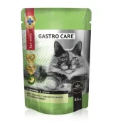 Secret For Pets Gastro Care с чувствительным пищеварением, кусочки с говядиной в соусе для кошек, 85 г
