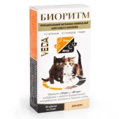 VEDA Биоритм витаминно-минеральный комплекс для котят 48 таблеток