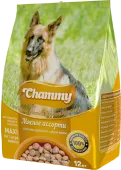 Chammy Сухой корм, для взрослых собак средних пород, мясное ассорти, 18 кг