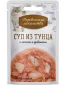 Деревенские лакомства Суп из тунца с лососем и гребешком 35 г