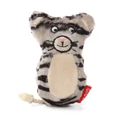GiGwi Игрушка для собак Кот с пищалками 9/12,5см, серия PLUSH FRIENDZ