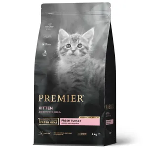 PREMIER Cat Turkey KITTEN (Свежая индейка для котят), 