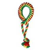 Doglike Dental Knot Кольцо Канатное среднее (Красный-жёлтый-зелёный)