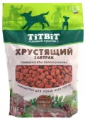 TiTBiT Лакомство для собак Завтрак хрустящий с говядиной 700 г