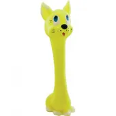 Зооник Игрушка для собак Гантель Кошка, 21 см