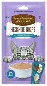 Деревенские лакомства лакомство-пюре для кошек — нежное пюре из тунца 40 г