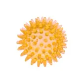 Мяч массажный 7 см прозрачный Crystal (Желтый (570C-9))
