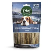 Triol LOCAL FOOD Лакомство для собак "Кожа атлантической трески", 40г
