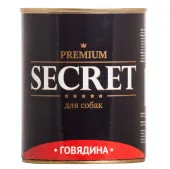 Secret Premium консервы для собак говядина, 850 г
