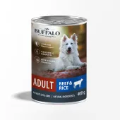 Mr.Buffalo Консервы ADULT для собак, говядина с рисом, 400 г