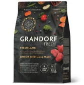 GRANDORF FRESH Dog JUNIOR Свежее мясо ягненка с бататом для юниоров, беременных или кормящих собак