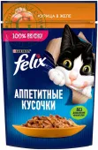 FELIX Пауч для кошек курицей в желе 75 г