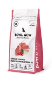 BOWL WOW Корм сухой для щенков средних пород собак с индейкой, ягненком, рисом и добавлением брусники, 800 г