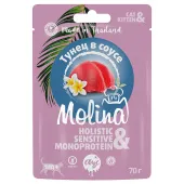 Molina Пауч для котят и кошек Тунец в соусе, 70 г