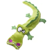 GiGwi Игрушка для собак Крокодил с 5 пищалками 34см, серия PLUSH FRIENDZ
