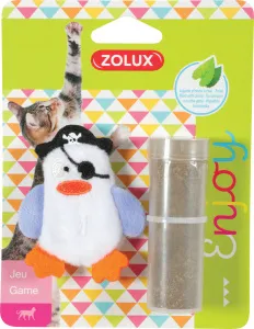 Zolux Игрушка для кошек с кошачьей мятой в комплекте "Пингвин-пират"