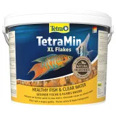 Tetra Min XL Flakes Крупные хлопья для всех видов аквариумных рыб, 10 л