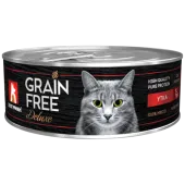 Зоогурман Grain Free, консервы для кошек, Утка, 100 г