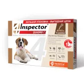 Inspector Quadro Капли от внешних и внутренних паразитов для собак 40-60 кг, 3 пипетки