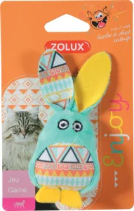 Zolux Игрушка для кошек с кошачьей мятой "Кролик из капусты", бирюзовый