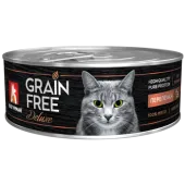 Зоогурман Grain Free, консервы для кошек, Перепёлка, 100 г