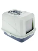 Чистый котик Туалет закрытый для кошек с откидной дверцей, 50*40*41 см