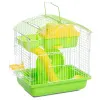 Triol Клетка YD258G для мелких животных, эмаль, зеленая, 225*170*250мм